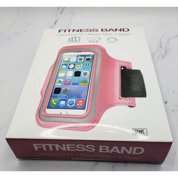 Fitness Band Universal Fit Made For 5S 5C 5 4S 4 iPod Touch Pink - Picture 4 of 4